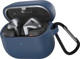 AlzaGuard Premium Silicone Case pro Samsung Galaxy Buds 3 / Pro tmavě modré