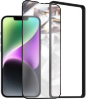 AlzaGuard 3D DiamondShield Glass pro iPhone 13 / 13 Pro / 14 / 16e / 17e s instalačním rámečkem