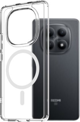 AlzaGuard Crystal Clear TPU Case Compatible with Magsafe pro Xiaomi Redmi Note 15 5G