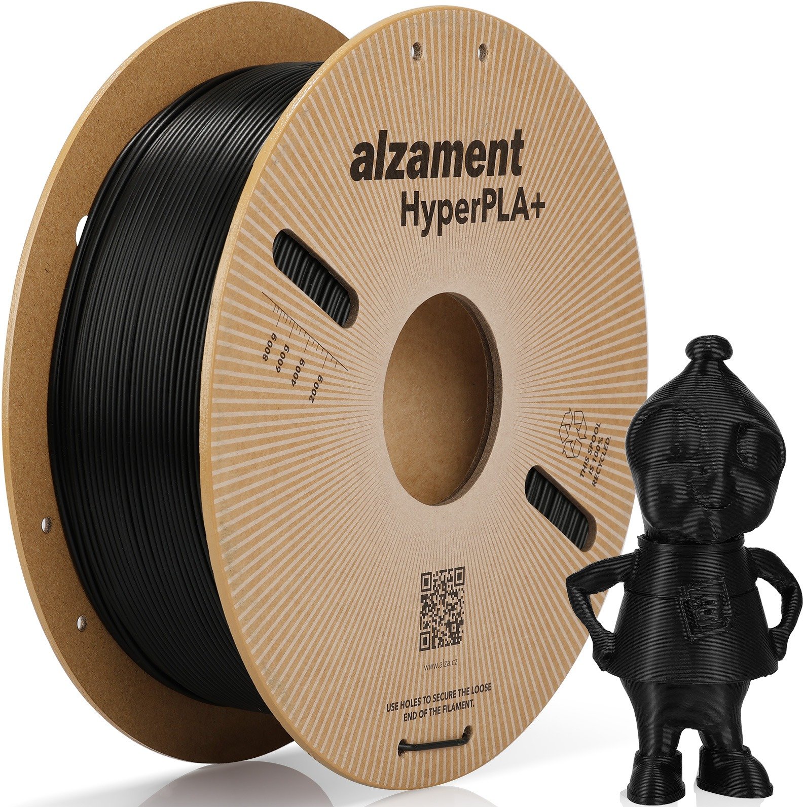 Alzament Hyper PLA+ 1kg Black