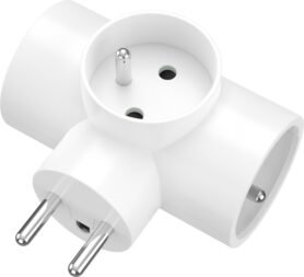 AlzaPower roztrojka klasik 230V bílá