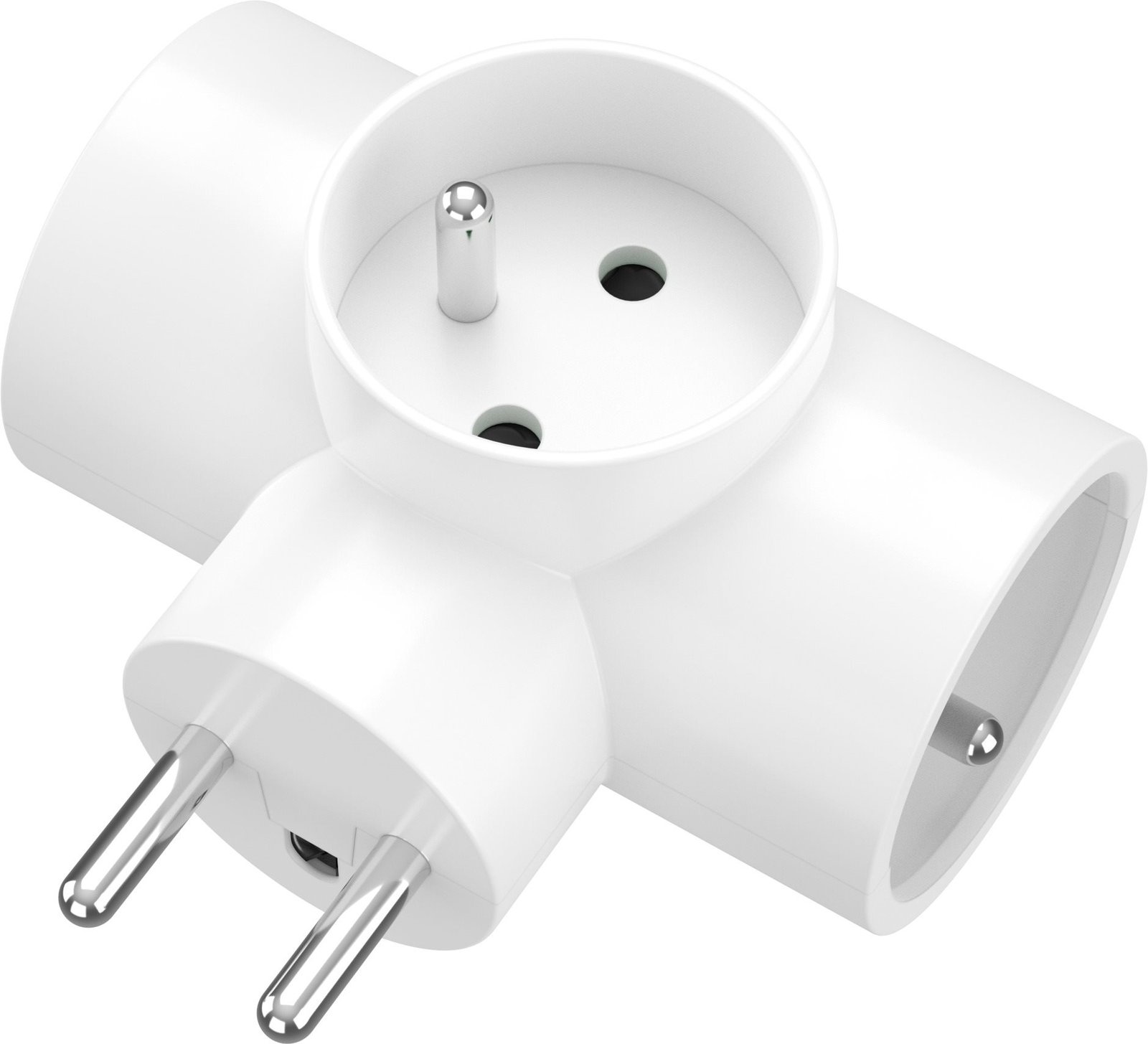 AlzaPower roztrojka klasik 230V bílá