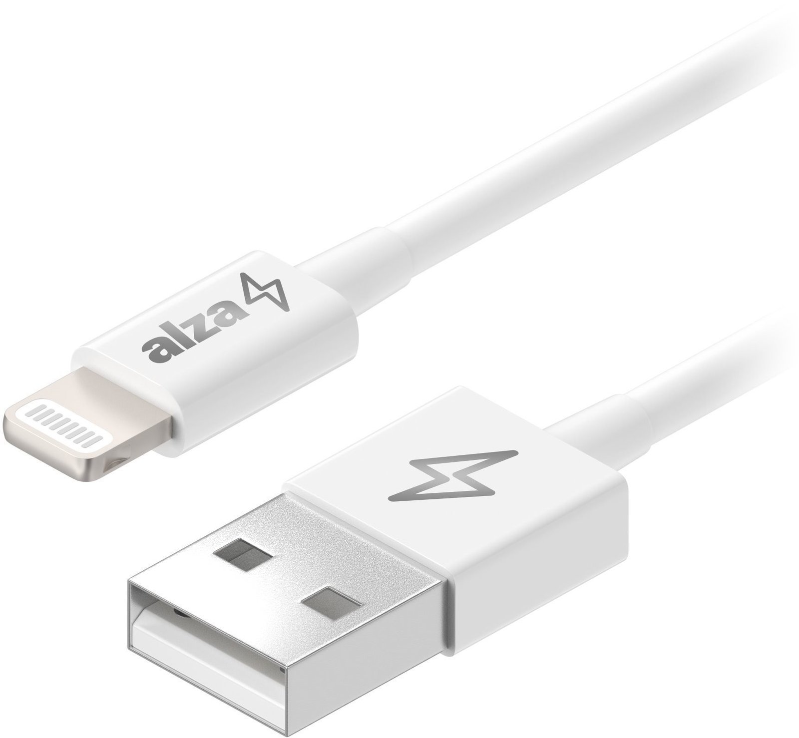AlzaPower Core USB-A to Lightning MFi (C189) 1m bílý