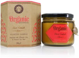 Song of India Organic Goodness Svíčka Desi Gulab Rose, 200g