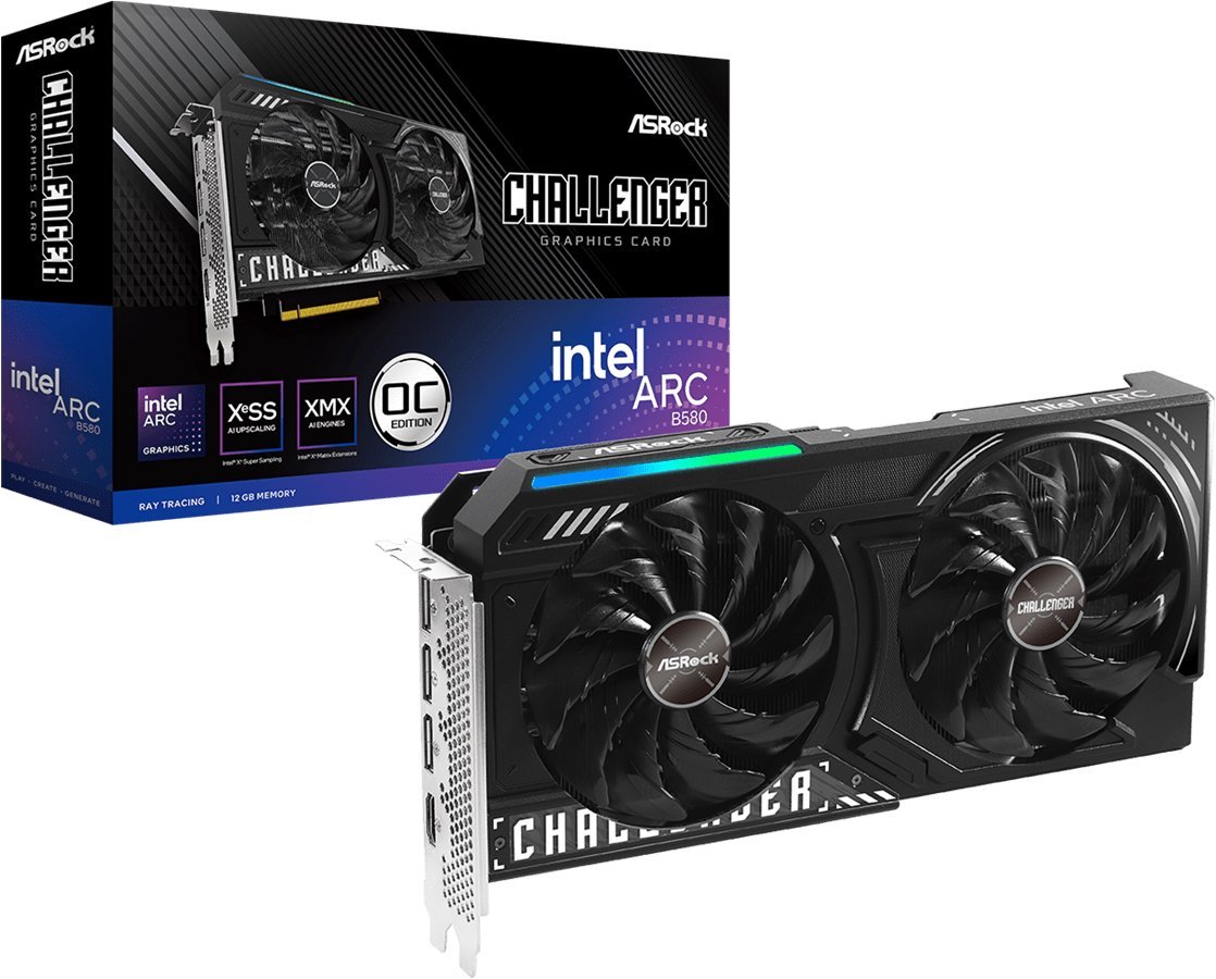 ASROCK Intel Arc B580 Challenger 12GB OC