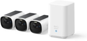Eufy E40 (sada 3 ks + jednotka HomeBase 3) 2K bílý