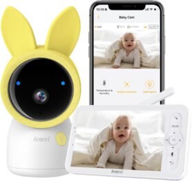 Arenti 5MP/3K Wi-Fi Video Baby Monitor Kit with LCD Screen
