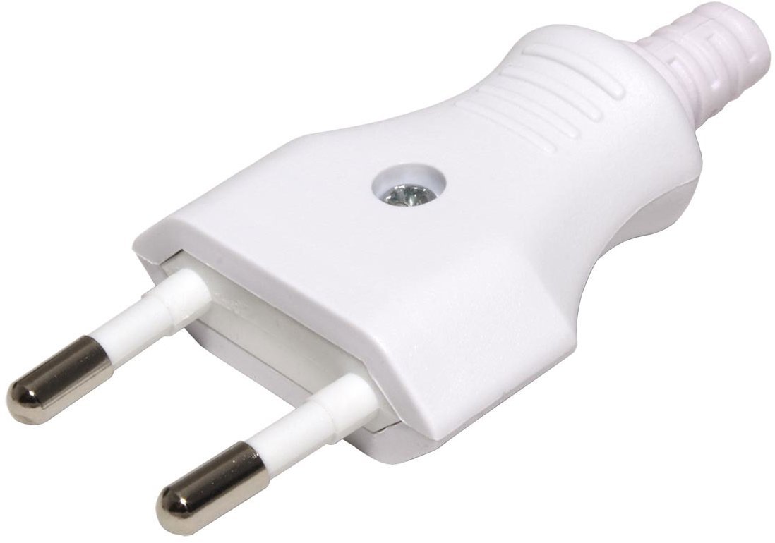 Bachmann Konektor síťový 250 V / 2,5 A, samec, CEE 7 / 16, na kabel, bílý (900.003)