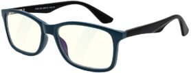 GLASSA, Blue Light Blocking Glasses PCG 012, +3,00 dio, modro černé
