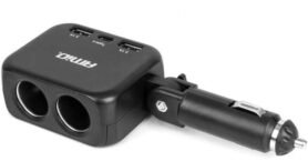 AMIO Prodlužovací zásuvka 2 × USB-A, 1 × USB-C 12/24V 100W