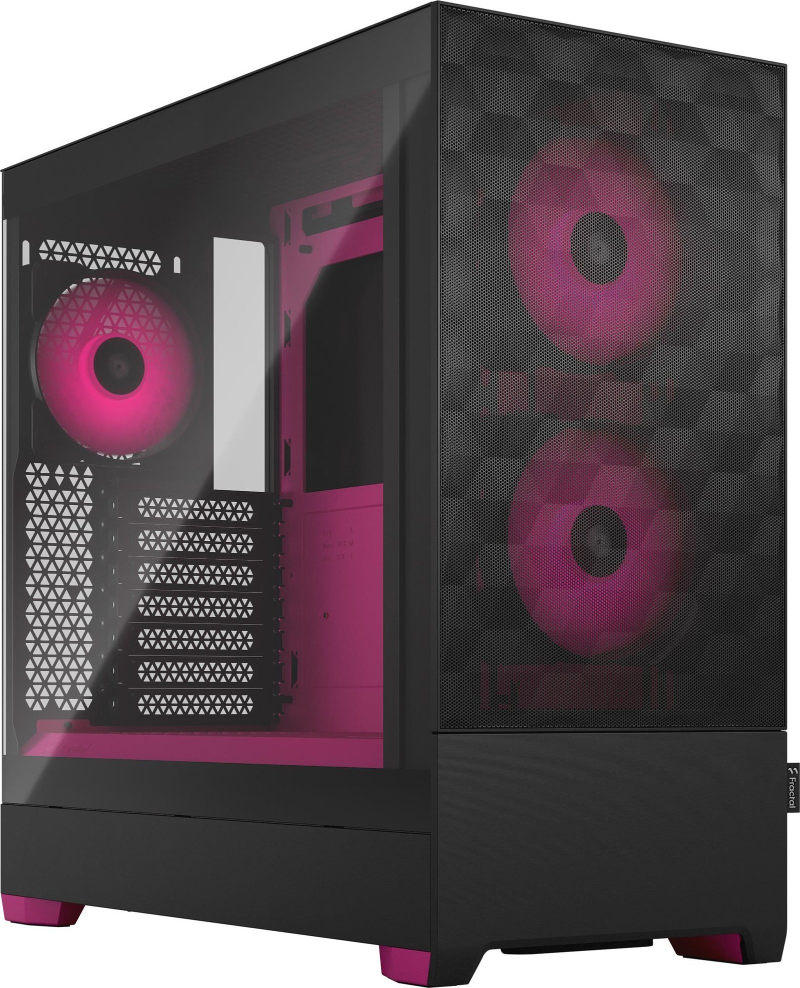 Fractal Design Pop Air RGB Magenta Core TG Clear Tint