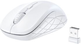 ChoeTech single-mode 2.4G wireless mouse, white