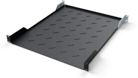 CTnet 19“ Police REX s perforací 1U 550 mm, černá