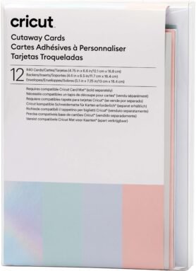 Cricut Cut-Away Cards Pastel R40 (12,1 cm x 16,8 cm) 12-pack