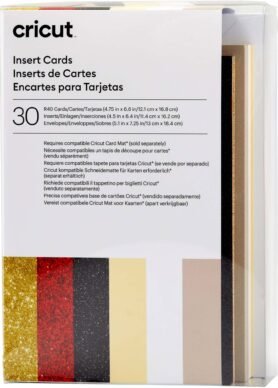 Cricut Insert Cards Glitz & Glam R40 (12,1 cm x 16,8 cm) 30-pack
