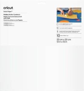 Cricut Smart Sticker Cardstock 33x33cm 10 sheets (White)