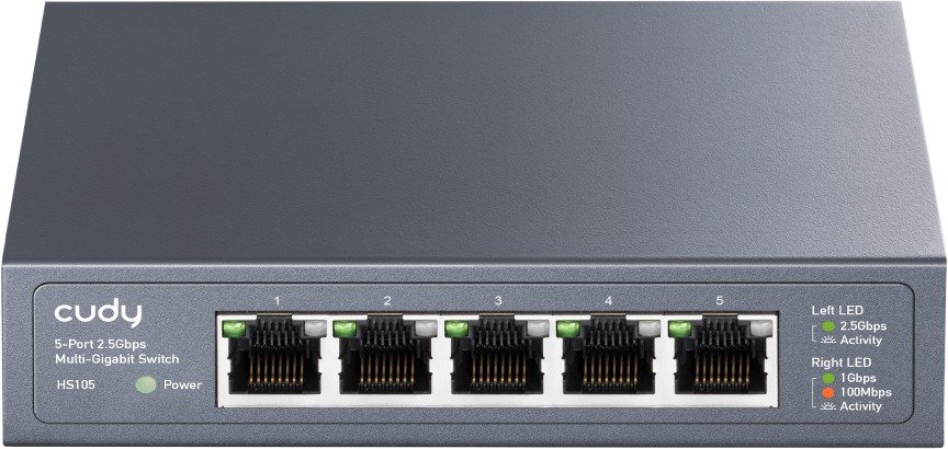 CUDY 5-Port 2.5G Unmanaged Switch