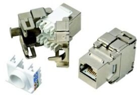 Datacom  RJ45 STP CAT6 samořezný SILVER