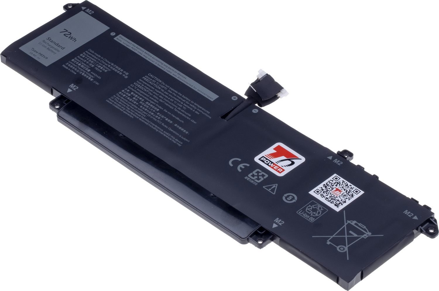 T6 Power pro Dell Precision 5470, 5480, 5490, 4670 mAh, 72 Wh, 4cell, Li-poly
