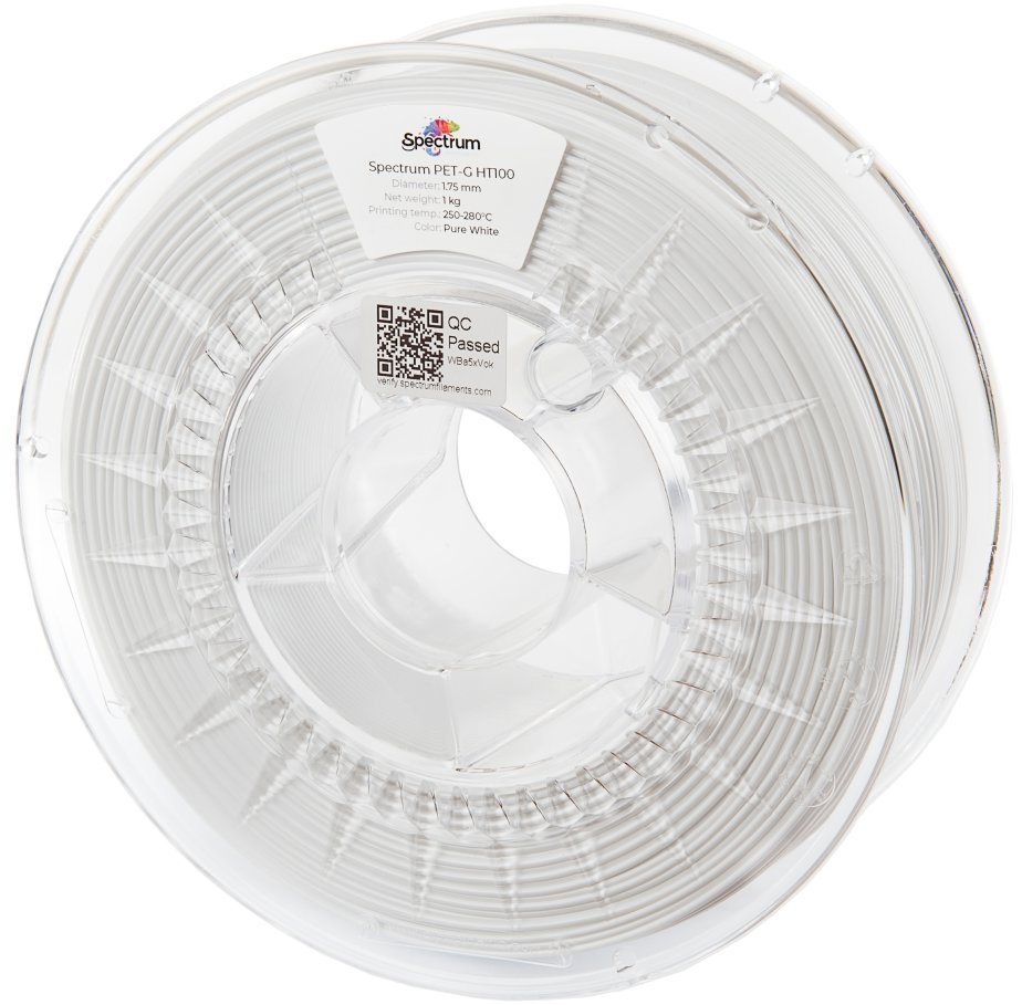 Filament Spectrum PET-G HT100 1.75mm Pure White 1kg