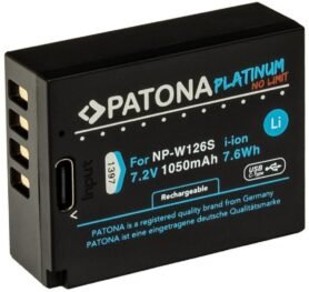 PATONA baterie pro Fuji NP-W126S 1050mAh Li-Ion Platinum USB-C nabíjení