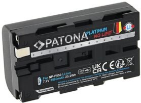 PATONA baterie pro Sony NP-F550/F330/F570 3500mAh Li-Ion Platinum USB-C nabíjení