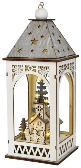 DOMMIO Lucerna LED, 2 × AA, 29 × 11 cm
