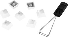HyperX PBT Keycaps, bílá (US)