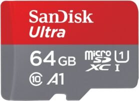 SANDISK MicroSDXC Ultra 64GB + SD adaptér