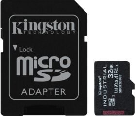 Kingston MicroSDHC 32GB Industrial + SD adaptér