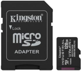 Kingston MicroSDXC 128GB Industrial + SD adaptér