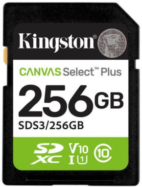 Kingston SDXC 256GB Canvas Select Plus Gen 3