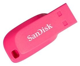 SANDISK Cruzer Blade 16GB elektricky růžová