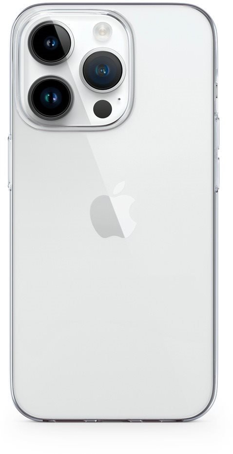Epico Twiggy Gloss kryt pro iPhone 14 Pro Max - bílý transparentní