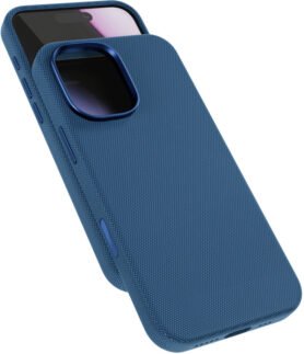 Epico SolidWoven Pro Mag+ Case iPhone 17 Qi2 & MagSafe kompatibilní - modrá