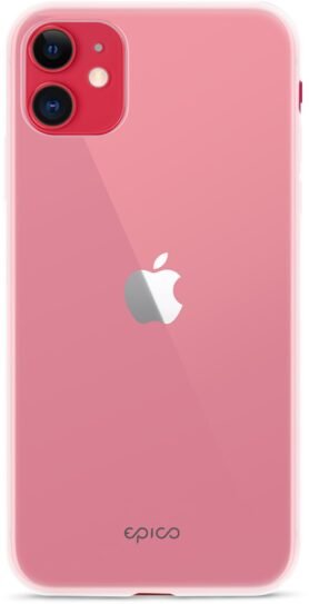 Epico Silicone case 2019 iPhone 11 - bílý transparentní