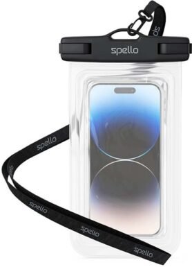 Spello vodotěsné pouzdro na telefon - černá
