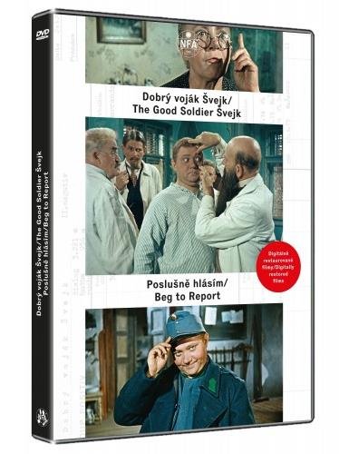 Dobrý voják Švejk + Poslušně hlásím (DIGITÁLNĚ RESTAUROVANÝ FILM) - DVD
