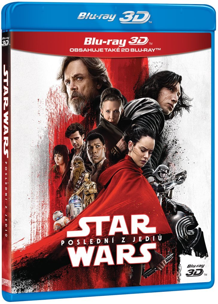 Star Wars Poslední z Jediů 3D+2D (3 disky: 3D+2D+ bonusový disk) - Blu-ray
