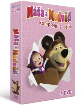 Máša a medvěd 5-8: Kolekce (4DVD) - DVD