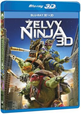 Želvy Ninja 3D+2D (2 disky) - Blu-ray