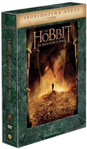 Hobit: Šmakova dračí poušť - prodloužená verze (5DVD) - DVD