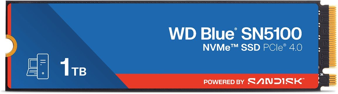 WD Blue SN5100 NVMe SSD POWERED BY SANDISK 1 TB