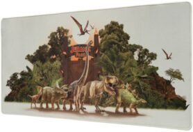 Jurassic Park - Dinosaurus Attacking - Herní podložka na stůl