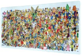 The Simpsons - Characters - Herní podložka na stůl