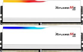 G.SKILL 32GB KIT DDR5 6400MT/s CL32 Ripjaws M5 RGB White
