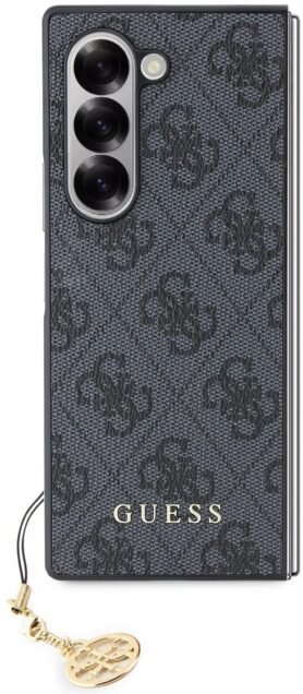 Guess 4G Charm Zadní Kryt pro Samsung Galaxy Z Fold6 Grey