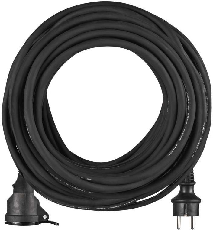 EMOS Prodlužovací kabel gumový – spojka, 25m, 3× 2,5mm2
