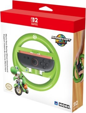Hori Racing Wheel Attachment Set - Yoshi - Nintendo Switch 2