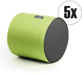 SakyPaky Sedací vaky - 5x Taburet PUR limetový